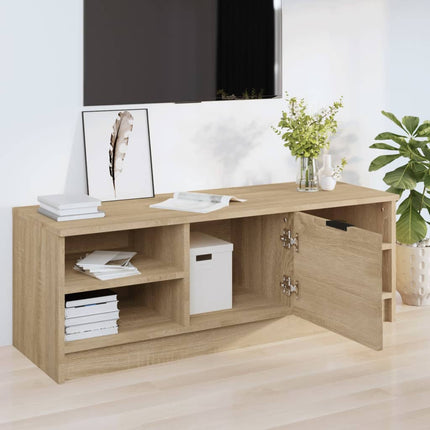 Tv-bänk sonoma-ek 102x35,5x36,5 cm konstruerat trä