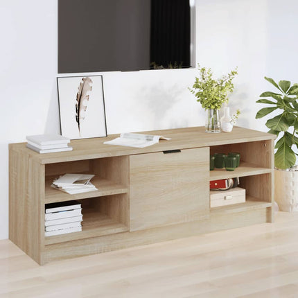 Tv-bänk sonoma-ek 102x35,5x36,5 cm konstruerat trä