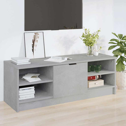 Tv-bänk betonggrå 102x35,5x36,5 cm konstruerat trä