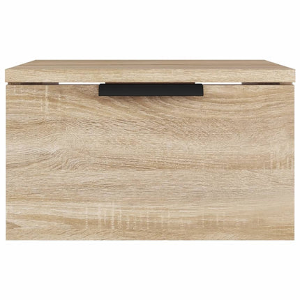 Väggmonterat sängbord sonoma-ek 34x30x20 cm