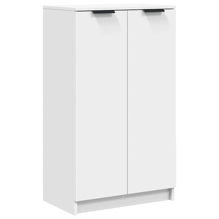 Skoskåp vit 59x35x100,5 cm konstruerat trä