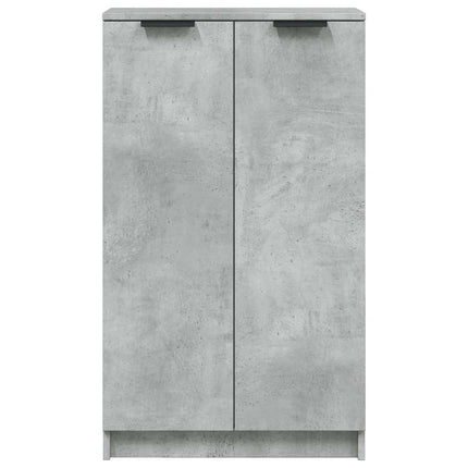 Skoskåp betonggrå 59x35x100,5 cm konstruerat trä