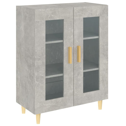Skänk betonggrå 69,5x34x90 cm konstruerat trä