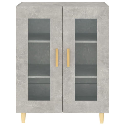 Skänk betonggrå 69,5x34x90 cm konstruerat trä