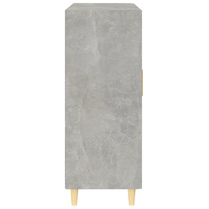 Skänk betonggrå 69,5x34x90 cm konstruerat trä