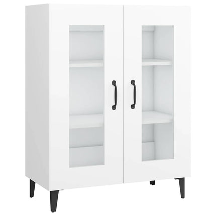 Skåp vit 69,5x34x90 cm konstruerat trä