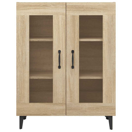 Skänk sonoma-ek 69,5x34x90 cm konstruerat trä