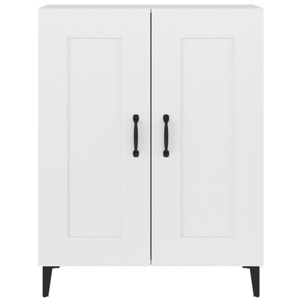 Skänk vit 69,5x34x90 cm konstruerat trä