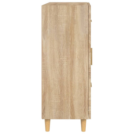 Skänk sonoma-ek 69,5x34x90 cm konstruerat trä