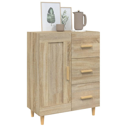 Skänk sonoma-ek 69,5x34x90 cm konstruerat trä
