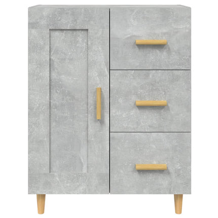 Skänk betonggrå 69,5x34x90 cm konstruerat trä