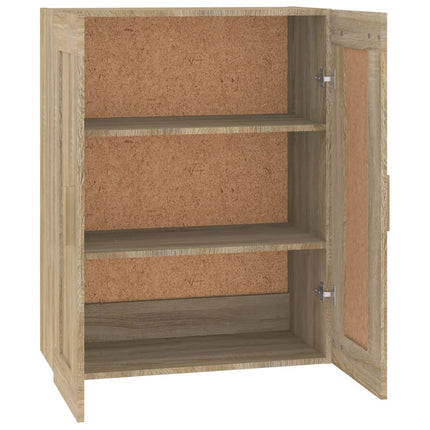 Väggskåp sonoma-ek 69,5x32,5x90 cm konstruerat trä
