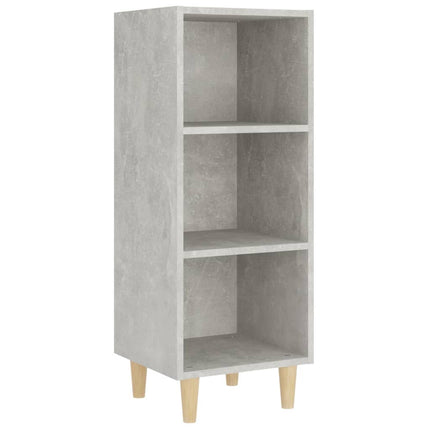 Skänk betonggrå 34,5x32,5x90 cm konstruerat trä
