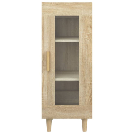Skänk sonoma-ek 34,5x34x90 cm konstruerat trä