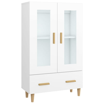 Skänk vit 70x31x115 cm konstruerat trä