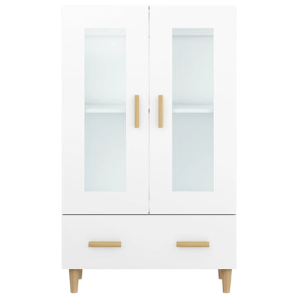 Skänk vit 70x31x115 cm konstruerat trä