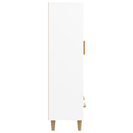Skänk vit 70x31x115 cm konstruerat trä