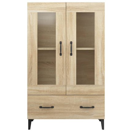Skåp Sonoma-ek 70x31x115 cm konstruerat trä
