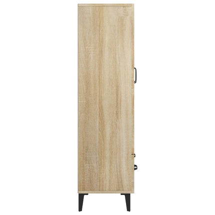 Skåp Sonoma-ek 70x31x115 cm konstruerat trä