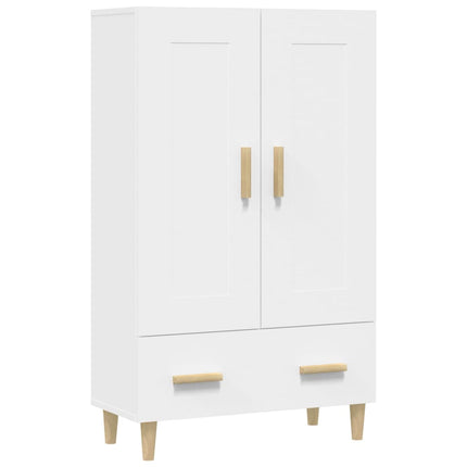 Skänk vit 70x31x115 cm konstruerat trä