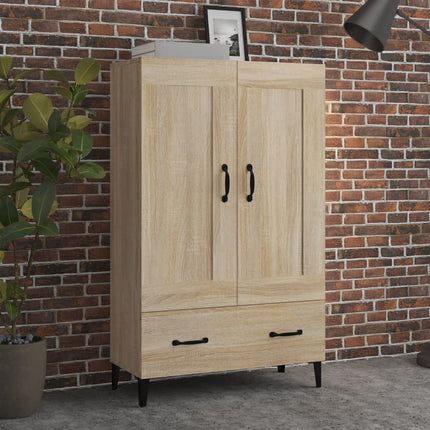 Skåp Sonoma-ek 70x31x115 cm konstruerat trä