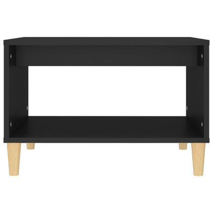 Soffbord svart 60x50x40 cm konstruerat trä