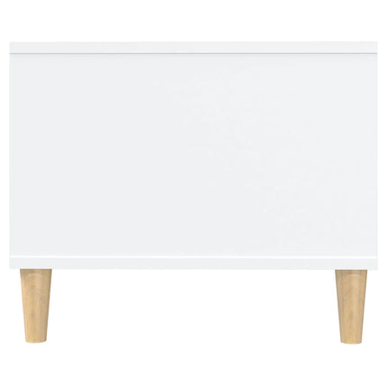 Soffbord vit 102x50x40 cm konstruerat trä