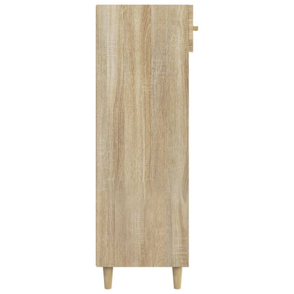 Skoskåp sonoma-ek 60x35x105 cm konstruerat trä