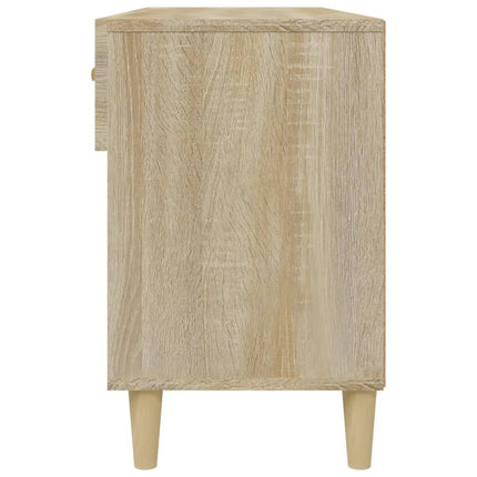Skoskåp sonoma-ek 102x35x55 cm konstruerat trä