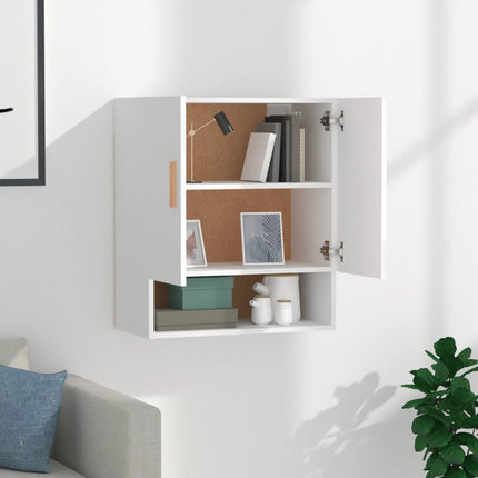 Väggskåp vit 60x31x70 cm konstruerat trä