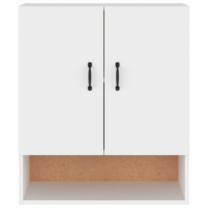 Väggskåp vit 60x31x70 cm konstruerat trä