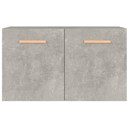 Väggskåp betonggrå 60x36,5x35 cm konstruerat trä