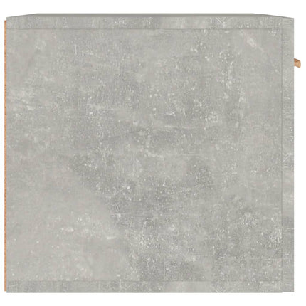 Väggskåp betonggrå 60x36,5x35 cm konstruerat trä