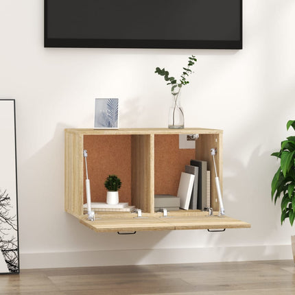 Väggskåp sonoma-ek 60x36,5x35 cm konstruerat trä