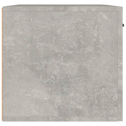Väggskåp betonggrå 60x36,5x35 cm konstruerat trä