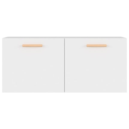Väggskåp vit 80x35x36,5 cm konstruerat trä