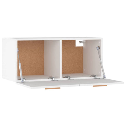 Väggskåp vit 80x35x36,5 cm konstruerat trä