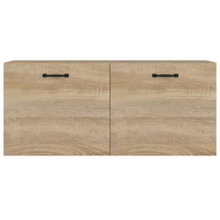 Väggskåp sonoma-ek 80x36,5x35 cm konstruerat trä