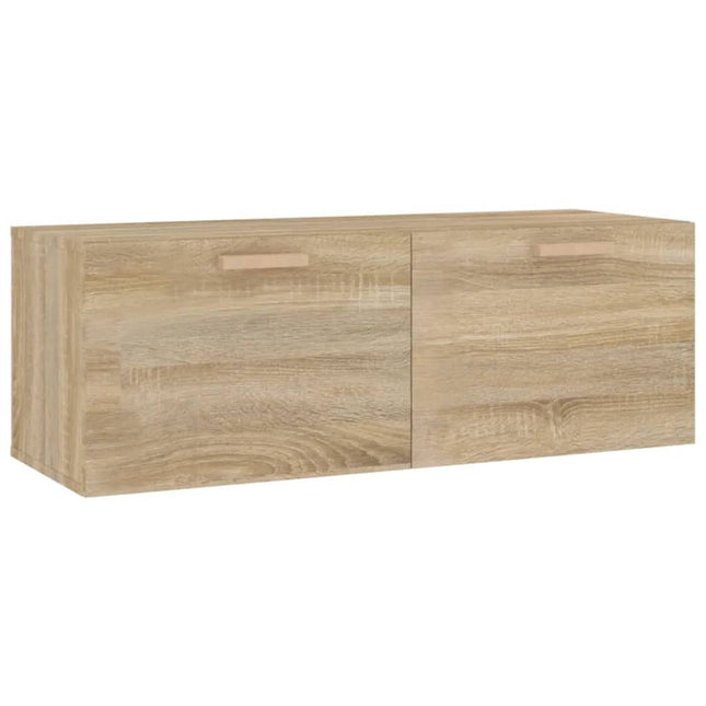 Väggskåp sonoma-ek 100x36,5x35 cm konstruerat trä