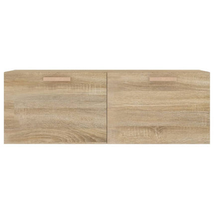 Väggskåp sonoma-ek 100x36,5x35 cm konstruerat trä