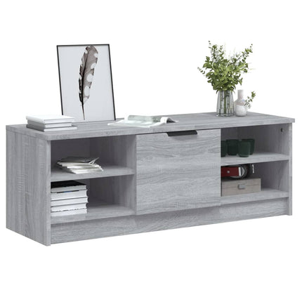 Tv-bänk grå sonoma 102x35,5x36,5 cm konstruerat trä