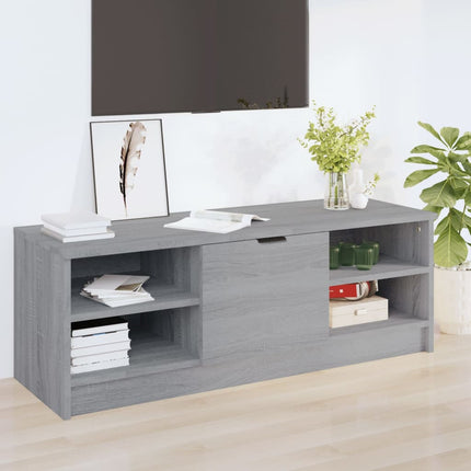 Tv-bänk grå sonoma 102x35,5x36,5 cm konstruerat trä