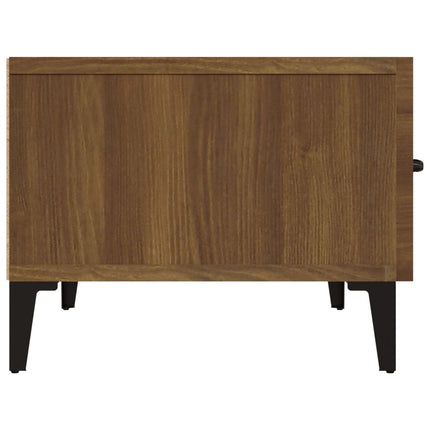 Tv-bänk brun ek 150x34,5x30 cm konstruerat trä