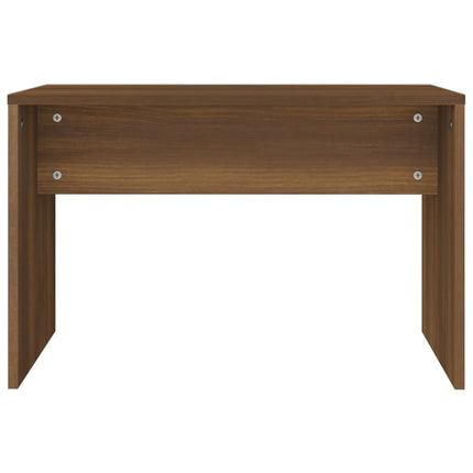 Sminkpall brun ek 70x35x45 cm konstruerat trä