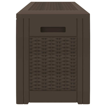 Dynbox brun 119x48x60 cm polypropen