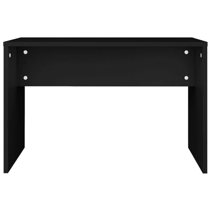 Sminkbord svart 74,5x40x141 cm