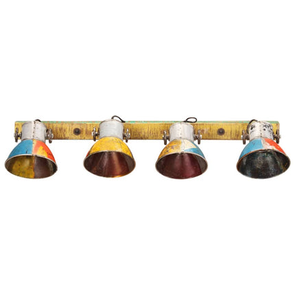Industriell vägglampa flerfärgad 90x25 cm E27