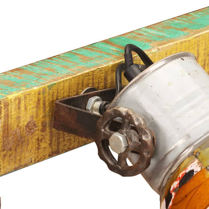 Industriell vägglampa flerfärgad 90x25 cm E27