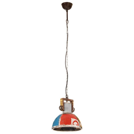 Hänglampa industriell 25 W flerfärgad rund 30 cm 27