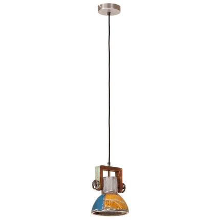 Hänglampa industriell 25 W flerfärgad rund 19 cm E27